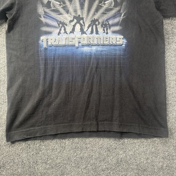 Y2K 2000s Kids Transformers Movie Promotional T Shirt Black Size Youth XL - Picture 5 of 10